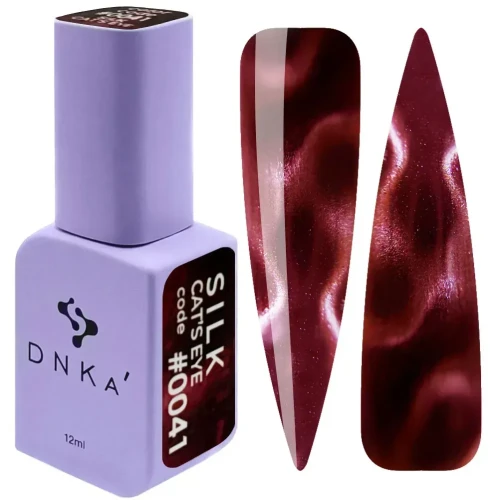 DNKa COLOR GEL POLISH CAT`S EYE, 12 ml #0041 SILK