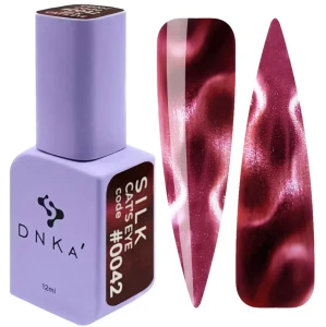DNKa COLOR GEL POLISH CAT`S EYE, 12 ml #0042 SILK