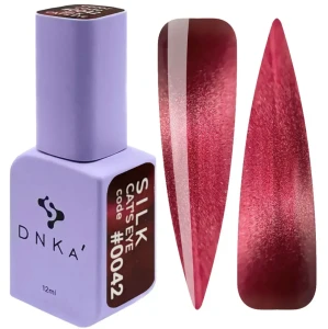 DNKa COLOR GEL POLISH CAT`S EYE, 12 ml #0042 SILK