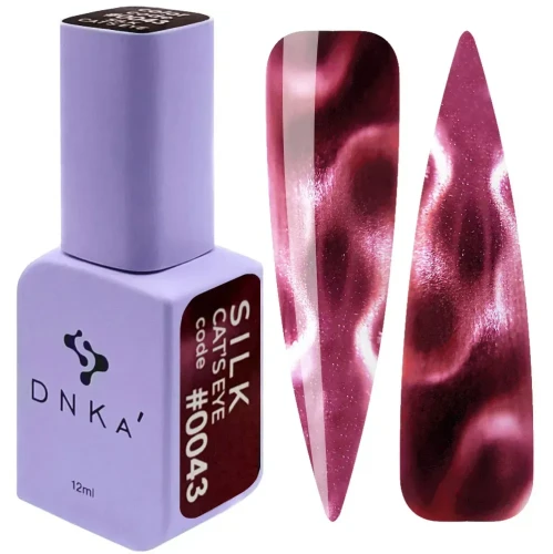 DNKa COLOR GEL POLISH CAT`S EYE, 12 ml #0043 SILK