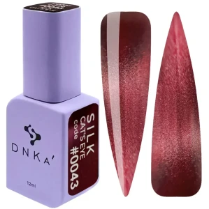 DNKa COLOR GEL POLISH CAT`S EYE, 12 ml #0043 SILK