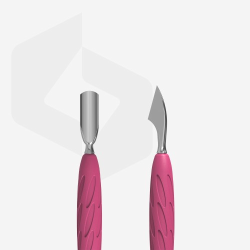 Kopytko do manicure z silikonową rękojeścią „Gummy” UNIQ 10 TYP 3 2