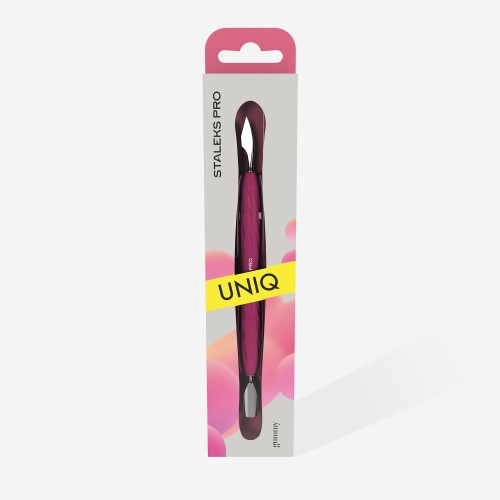 Kopytko do manicure z silikonową rękojeścią „Gummy” UNIQ 10 TYP 3 4