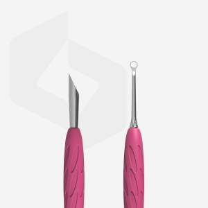 Kopytko do manicure z silikonową rękojeścią „Gummy” UNIQ 11 TYP 2