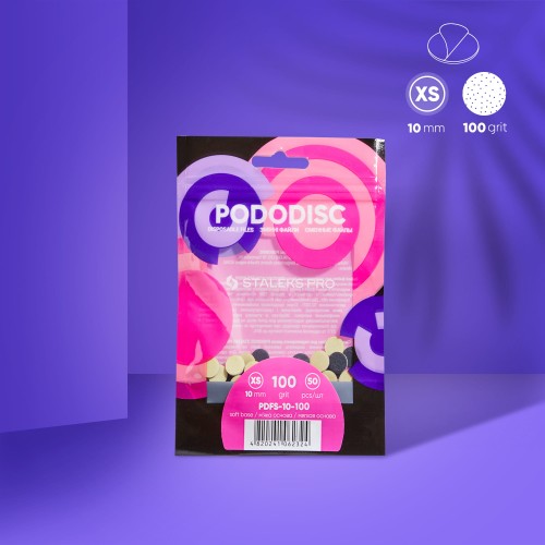 Wymienne nakładki do PODODISC STALEKS PRO XS, gradacja 100 (50 szt.)  1