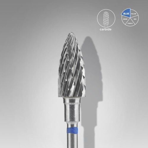 Frez z węglika spiekanego szyszka niebieska EXPERT średnica 6 mm / część robocza 14 mm 1