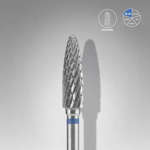 Frez z węglika spiekanego stożek okrągły niebieski EXPERT średnica 4 mm / część robocza 14 mm 1