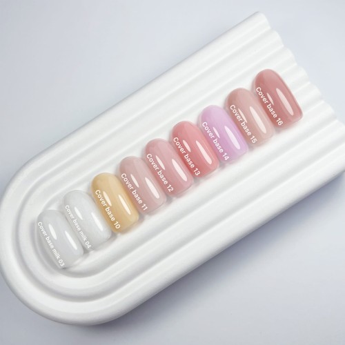 NAILSOFTHEDAY Cover base NEW 15 - kryjąca naturalna baza hybrydowa, 30 ml 4