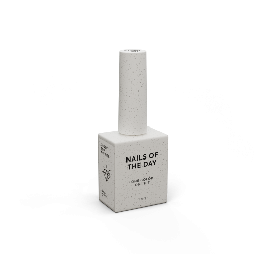 NAILSOFTHEDAY Glossy top no wipe - błyszczący top bez lepkiej warstwy i z filtrem UV, 10 ml  1