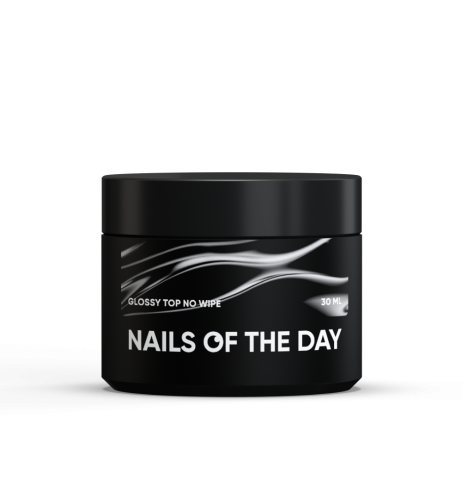 NAILSOFTHEDAY Glossy top no wipe - błyszczący top bez lepkiej warstwy i z filtrem UV, 30 ml 2