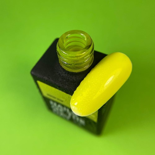 NAILSOFTHEDAY Neon top 01 - neonowy żółty top bez lepkiej warstwy, 10 ml 2