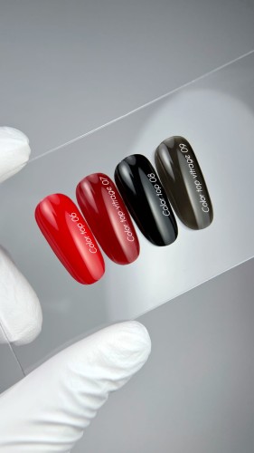 NAILSOFTHEDAY Color top 08 - czarny top bez lepkiej warstwy, 10 ml 3