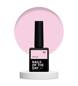 NAILSOFTHEDAY Bottle gel 02 - blado-różowy żel do wzmocnienia i naprawy, 10 ml