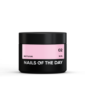 NAILSOFTHEDAY Bottle gel 02 - blado-różowy żel do wzmocnienia i naprawy, 30 ml