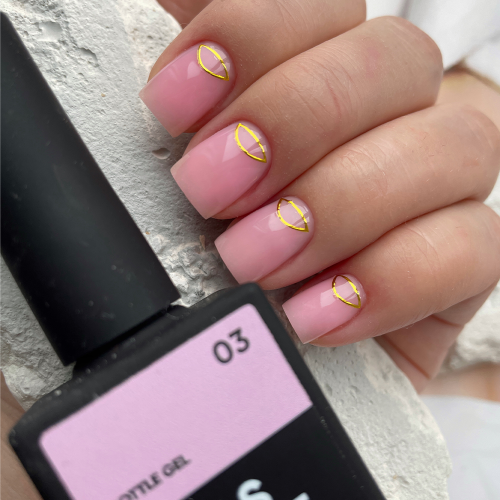 NAILSOFTHEDAY Bottle gel 03 - różowy żel do wzmocnienia i naprawy, 30 ml 7