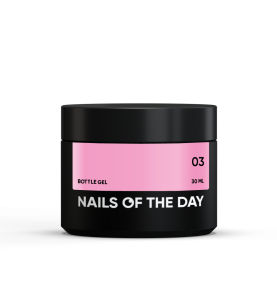 NAILSOFTHEDAY Bottle gel 03 - różowy żel do wzmocnienia i naprawy, 30 ml