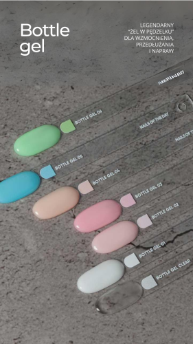 NAILSOFTHEDAY Bottle gel 05 - błękitny do wzmocnienia i naprawy, 10 ml 6