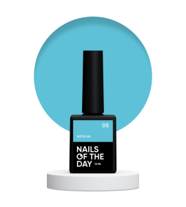 NAILSOFTHEDAY Bottle gel 05 - błękitny do wzmocnienia i naprawy, 10 ml