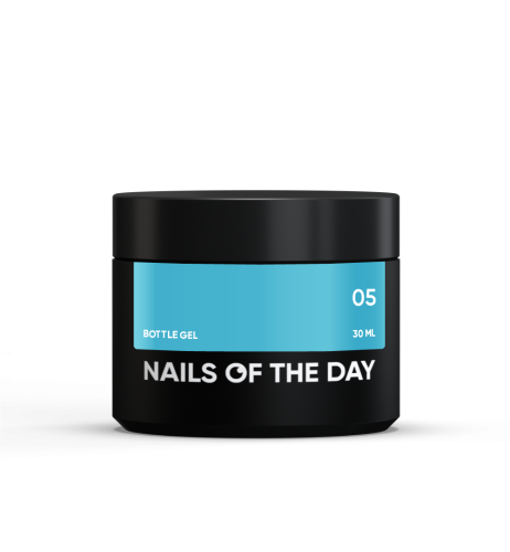 NAILSOFTHEDAY Bottle gel 05 - błękitny do wzmocnienia i naprawy, 30 ml  1