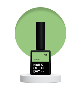 NAILSOFTHEDAY Bottle gel 06 - zielony żel do wzmocnienia i naprawy, 10 ml