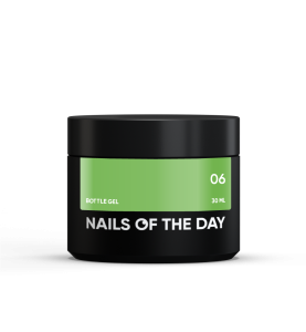 NAILSOFTHEDAY Bottle gel 06 - zielony żel do wzmocnienia i naprawy, 30 ml