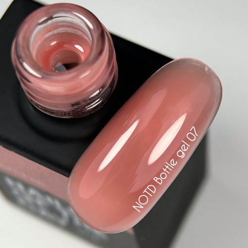 NAILSOFTHEDAY Bottle gel 07 - koralowo-czerwony żel do wzmocnienia i naprawy, 10 ml 2