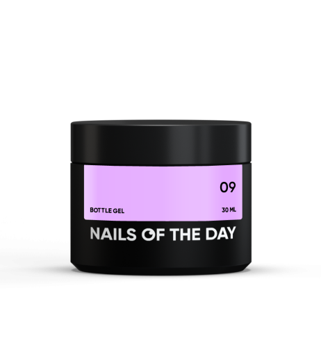 NAILSOFTHEDAY Bottle gel 09 - jasno-fioletowy do wzmocnienia i naprawy, 30 ml 1