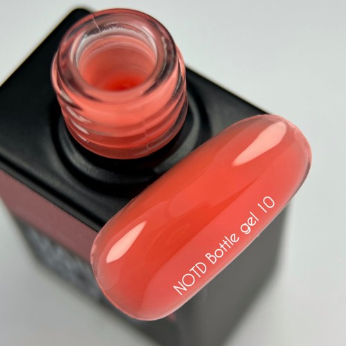NAILSOFTHEDAY Bottle gel 10 - czerwony żel do wzmocnienia i naprawy, 10 ml  2