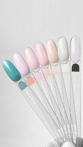 NAILSOFTHEDAY Premium gel clear - przezroczysty żel budujący, 30 ml 3