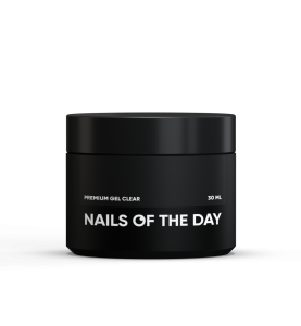 NAILSOFTHEDAY Premium gel clear - przezroczysty żel budujący, 30 ml