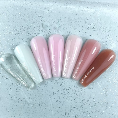 NAILSOFTHEDAY Premium gel clear - przezroczysty żel budujący, 30 ml 2