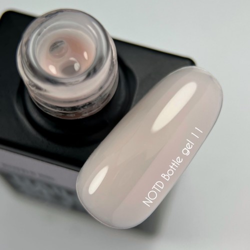 NAILSOFTHEDAY Bottle gel 11 - kryjący blado-różowy żel do wzmocnienia i naprawy, 30 ml 2