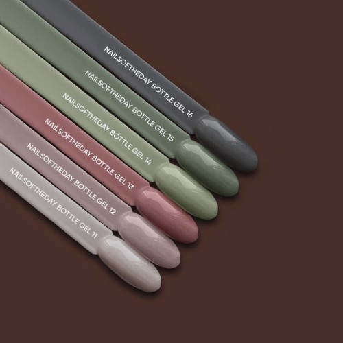 NAILSOFTHEDAY Bottle gel 12 - kryjący nudowy żel do wzmocnienia i naprawy, 10 ml 4