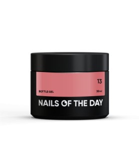 NAILSOFTHEDAY Bottle gel 13 - kryjący ciemno-różowy żel do wzmocnienia i naprawy, 30 ml