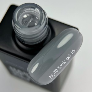NAILSOFTHEDAY Bottle gel 16 - kryjący szary żel do wzmocnienia i naprawy, 30 ml
