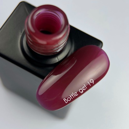 NAILSOFTHEDAY Bottle gel 19 - bordowy żel do wzmocnienia i naprawy, 10 ml 2