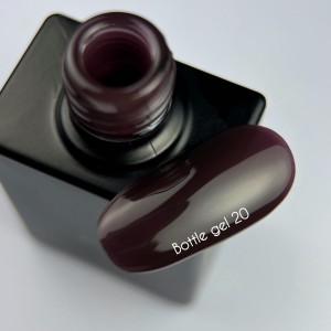 NAILSOFTHEDAY Bottle gel 20 - brązowo-fioletowy żel do wzmocnienia i naprawy, 10 ml