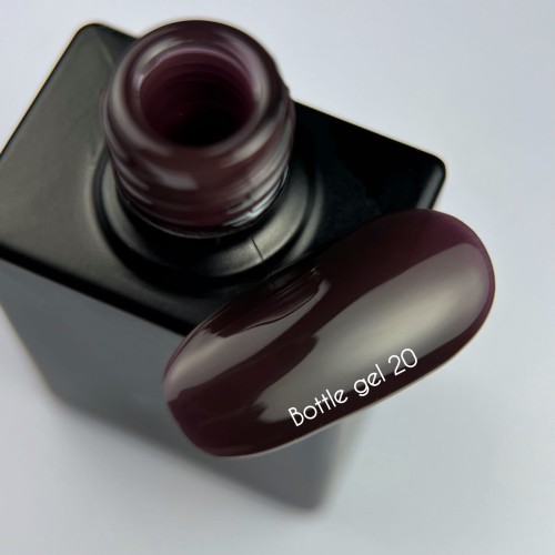 NAILSOFTHEDAY Bottle gel 20 - brązowo-fioletowy żel do wzmocnienia i naprawy, 10 ml 2