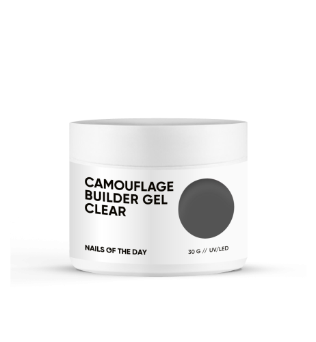 NAILSOFTHEDAY Camouflage gel clear - przezroczysty gęsty żel budujący, 30 g 1