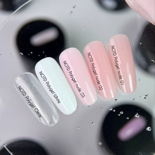 NAILSOFTHEDAY Polygel clear - przezroczysty akrylożel, 30 g 4