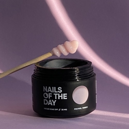 NAILSOFTHEDAY Polygel nude 02 - bezowy akrylożel, 30 g 3