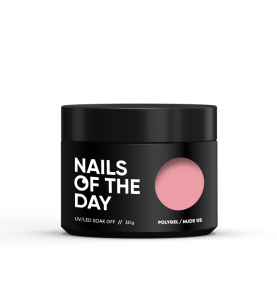 NAILSOFTHEDAY Polygel nude 05 - różowy nude akrylożel, 30 g