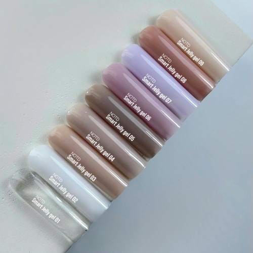 NAILSOFTHEDAY Smart Jelly gel 02 - biały budujący żel-galaretka, 15 g 3