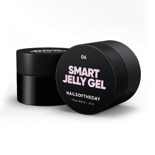 NAILSOFTHEDAY Smart Jelly gel 06 - liliowo-różowy budujący żel-galaretka, 15 g 1