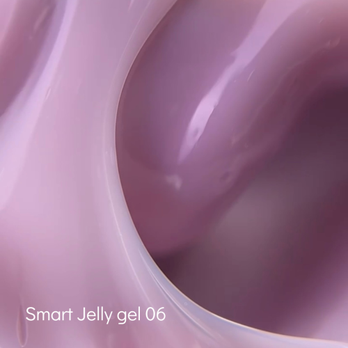 NAILSOFTHEDAY Smart Jelly gel 06 - liliowo-różowy budujący żel-galaretka, 15 g 3