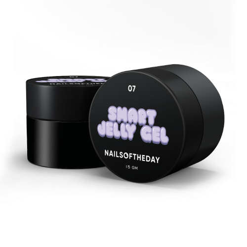 NAILSOFTHEDAY Smart Jelly gel 07 - jasno-fioletowy budujący żel-galaretka, 15 g 1