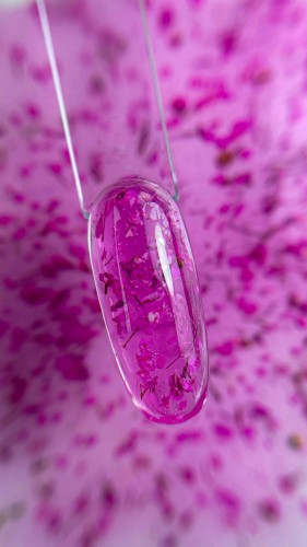 NAILSOFTHEDAY Build gel Flower 02 - różowy żel budujący z kwiatami, 15 ml 3