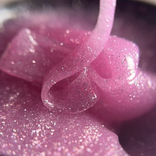 NAILSOFTHENIGHT Sparkle Builder gel 04 - różowy żel budujący z drobinką odblaskową, 15 ml 4