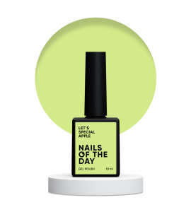 NAILSOFTHEDAY Let's special Apple - pastelowo-seledynowy lakier hybrydowy, 10 ml