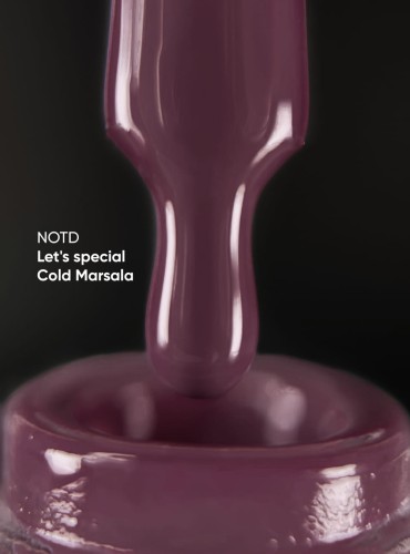 NAILSOFTHEDAY gel polish Cold Marsala-377, 10 ml